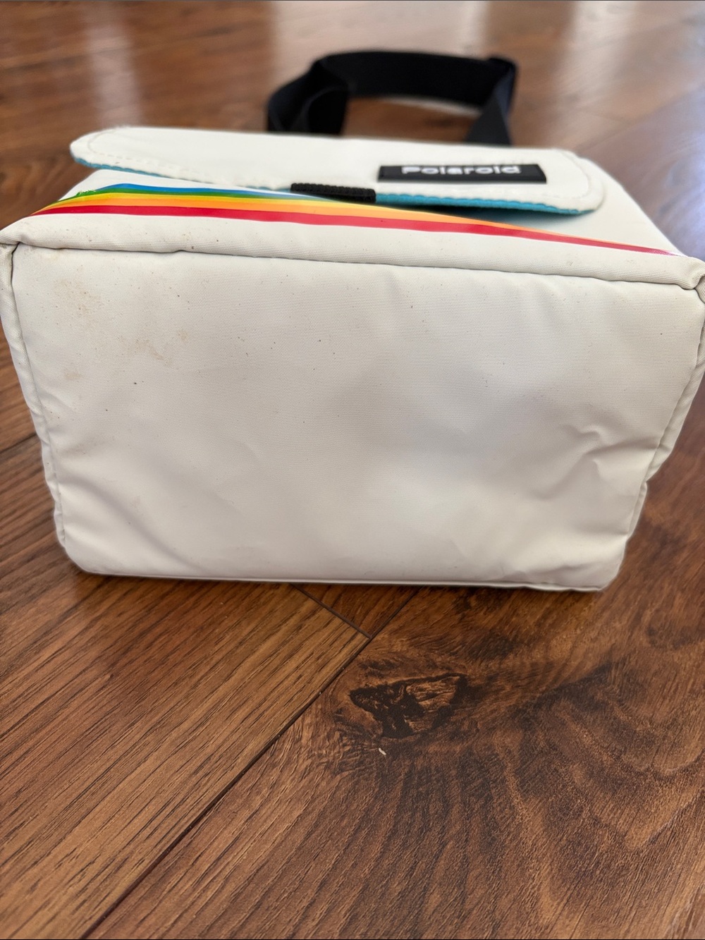 Polaroid Cream Camera Bag with Rainbow Stripe - Picture 5 of 11